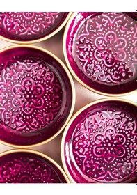 Resim Madame Coco Rosalie 6 Parça Tabak Seti - Bordo 8682116925891 Kırmızı 