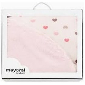 Resim Baskılı Kürklü Battaniye Pembe 