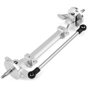Resim Geekyou Metal Devirli Ön Köprü, 1/14 Boyutlu Sürüşsüz, Traktör Modeli İçin Bjm329, Gümüş Renk, Dıy Modifikasyon Parçası 
