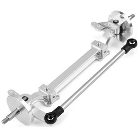 Resim Geekyou Metal Devirli Ön Köprü, 1/14 Boyutlu Sürüşsüz, Traktör Modeli İçin Bjm329, Gümüş Renk, Dıy Modifikasyon Parçası 