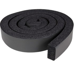 Resim Non-Stick Tasarım NBR-PVC Köpük Pencere Yalıtım Şeridi, 5.08 x 2.54 cm Yüksek Esnek Hava Mühür Rulosu, 198.12 cm Uzunluk 