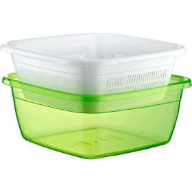 Resim Hobby Life 6 Lt Zmrüt Kare Süzgeçli Badya(31079) 