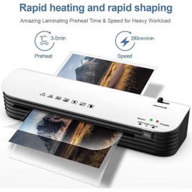 Resim AyrStore Dsmile SL299 A4 Laminasyon Makinesi Sıcak Soğuk Termal A4 A5 A6 