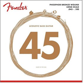 Resim Fender 8060 Phosphor Bronze Long Scale .45-.100 Akustik Bas Gitar Teli 