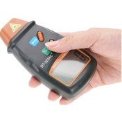 Resim Moveevo El Tipi Dijital Lazer Tachometre, 2.5-99999 Rpm Aralığı, Otomatik Aralık, Maks/min Değer Kaydı, Pil Dahil Değil Dt-2234c+ 