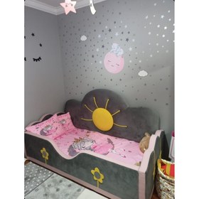 Resim Puf Bebe 90X190 Mdf Çocuk Yatağı (Yatak Dahildir) 