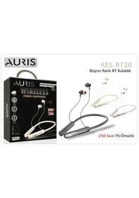 Resim Auris Bt28 250 Saat Lcd Boyun Askılı Bluetooth Kulaklık 