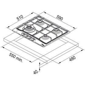 Resim Franke Classıc Line FCO 86 H - FCH 604 3G TC C - FCO 70 ONYX Nero Ankastre Set Siyah 