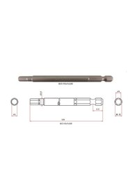 Resim vessel 424089 Allen Bits Uç 5x100 MM 