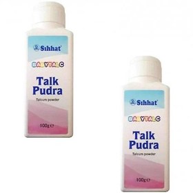 Resim Sıhhat Babytalc Talk Pudra Bebek Pudrası 100 gr 2 Adet 