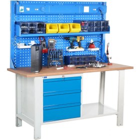 Resim Star Çelik Atölye Çalışma Tezgahı (1600 x 720 x 830-930/1844 mm) 