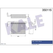 Resim KALE 350115 EVAPORATÖR 3×3 