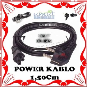 Resim Notebook Yonca Power Güç Kablosu Laptop Adaptör Power Güç Kablosu 