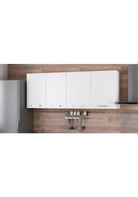 Resim Minar 190 Cm Mutfak Dolabı Beyaz 190-B1-Üst Modül Beyaz 