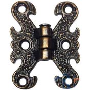 Resim Zamak Kelebek Menteşe - Küçük, 30x40mm, Oksit, 1 Adet 