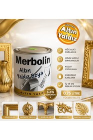 Resim Merbolin Altın Yaldız Boya 0,75 Litre 