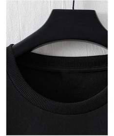 Resim EFFRENATU Kadın Oversize AVO Basic Tişört ve Wide Leg Eşofman Altı Takımı | Rahat Günlük Casual Streetwear Kombin 