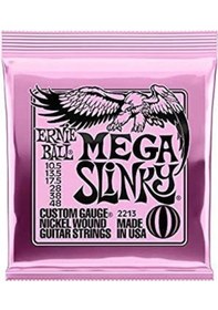 Resim Ernie Ball 2213 Mega Slinky Nickel Elektro Gitar Teli (10.5-48) 