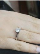 Resim Firuze Gümüş Tektaş Gümüş Kadın Yüzük F1600770 