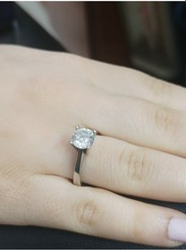 Resim Firuze Gümüş Tektaş Gümüş Kadın Yüzük F1600770 