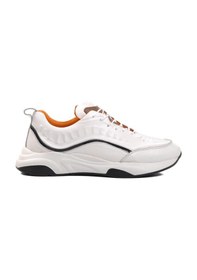 Resim Ayakmod Premium 495 M Beyaz Hakiki Deri Erkek Sneaker Beyaz 