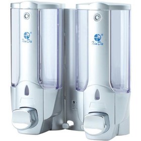 Resim Omnipazar Xinda Zyq138sg Sıvı Sabun Ve Şampuan Dispenseri 2'li Silver 2x380 Ml 