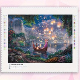 Resim 5D DIY Prenses Rapunzel ve Prens Eric Macera Elmas Boyama Seti AB Matkaplar ile, Çizgi Film Büyü Teması, Yuvarlak Elmaslar, Flocked Kumaş, Dantel Kenar, El Yapımı Mosaic Sanat, Ev Duvar Dekoru ve Hediye için İdeal, Ev Dekoru Sanatı|Sihirli Atmosfer|Süs Mosaic, Elmas Sanat Setleri 