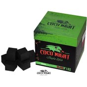 Resim Coco Night 1 KG 26 MM Hindistan Cevizi Küp Nargile Kömürü 
