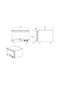 Resim Remta Elektrikli Patisserie Fırın 40x60 Cm Tepsi Trifaze 380v-s15 T 
