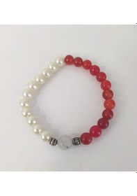 Resim Bileklik Doğal Taş Çakra Elastik Sevgili Çift Bilekliği Unisex Bilezik 14222 Çok Renkli 