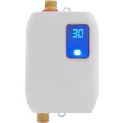 Resim Su Isıtıcı, 3500W Taşınabilir Elektrik Anında Sıcak Su Isıtıcı Aşırı Isınma Koruması, Mutfak, Banyo Eu Fişi Için (Yurt Dışından) 