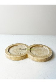 Resim Modestmar Traverten Yağdanlık, traverten düzenleyici yuvarlak 