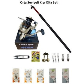 Resim Orta Seviye İçin Yetişkin Olta Seti 300 Cm Kamış 