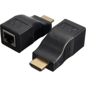 Resim Triline Hdmi Extender 30 Metre Uzatma Adaptörü Cat5 Cat6 