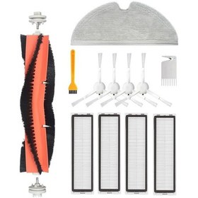 Resim Dreame L10 Pro Beyaz Uyumlu Yedek Fırça Filtre Mop Seti-12 Parça 