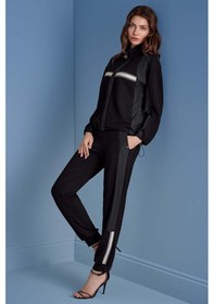 Resim Siyah Örme Eşofman Altı Siyah 