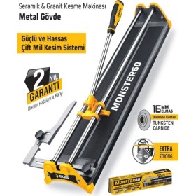 Resim Sgs Monster 60 Profesyonel Fayans Granit Kesme Makinesi 60CM - Metal Gövde 