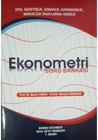 Resim Ekonometri Soru Bankası Rahmi Yamak Mustafa Köseoğlu 