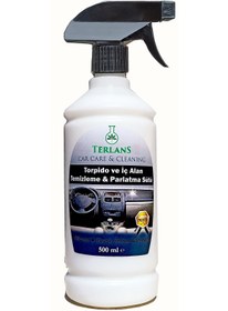 Resim Terlans Parfümlü Torpido Parlatıcı Torpido Temizleyici Parlatma Sütü 500 ml Mikrofiber Bez 