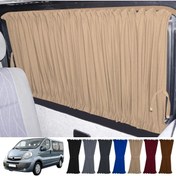 Resim Oto Pandami Opel Vivaro A 2001-2014 Uyumlu Krem Raylı Oto Perde Takımı 