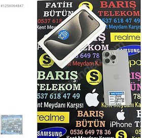 Resim Apple iPhone 15 Pro Max İkinci El TR | 256 GB | Natürel Titanyum 