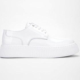 Resim Valmenti Adenerkek Beyaz Rugan Hakiki Deri Sneakers & Spor Ayakkabı 352 20421 Erk Ayk Y24 Beyaz 