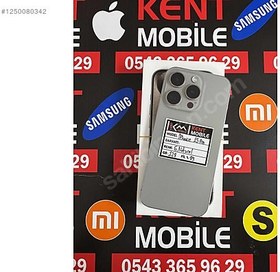 Resim Apple iPhone 15 Pro İkinci El YD | 128 GB | Natürel Titanyum 
