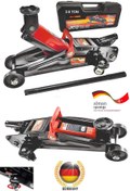 Resim SCHUTZENGER Alman 2.5 Ton Timsah Kriko Hidrorex 2.5 Ton Araba Krikosu Çantalı Çelik Tekerlek 3 Yıl Garanti 