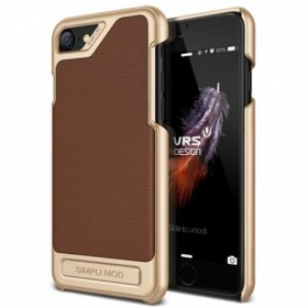 Resim VRS Design iPhone 8 / 7 Simpli Mod Kılıf Brown 