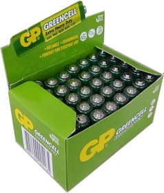 Resim GP 24G-2S2 Greencell Çinko Karbon AAA İnce Kalem Pil 40'lı 