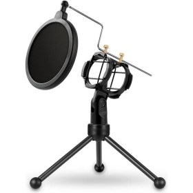 Resim Yanmai Ps-3 Mikrofon Karşıtı Ağ Darbeye Masaüstü Standı Siyah (Yurt Dışından) 
