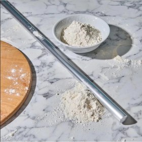 Resim Otobir Paslanmaz Çelik Hamur Kesme Tahtası Doğrama Tahtası+2 Adet Doğrama Tahtası Oklava Hediyeli 