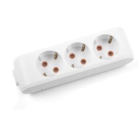 Resim VİKO 3 Lü Kablosuz Grup Priz Klemensli 