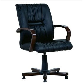 Resim Naxos Ahşap Misafir Koltuğu Siyah 